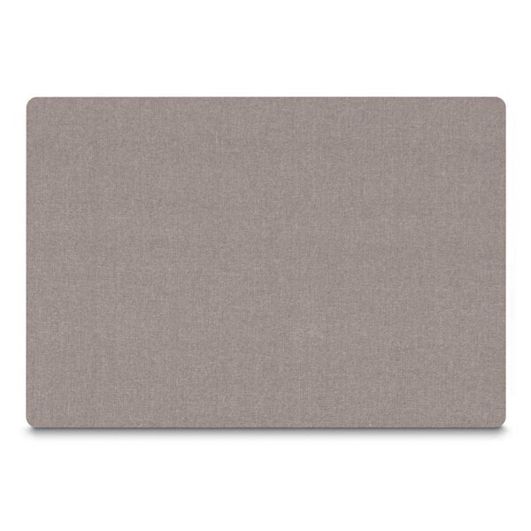 Corkboard, Fabric, Blk/Cld, 3 Door, 72 x 36"